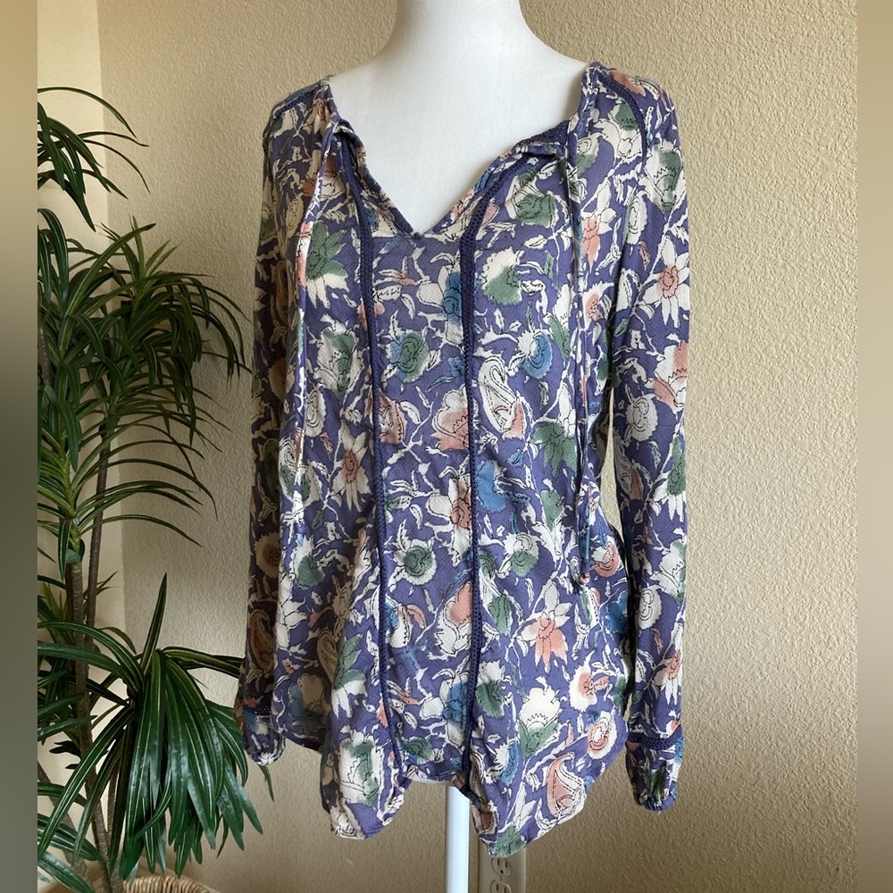 Lucky Brand floral print blouse